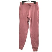 CALVIN KLEIN PERFORMANCE Calvin Klein Womens Mauve Pink Logo Rib-Trim Basic Jogger Sweatpants Size XS $59