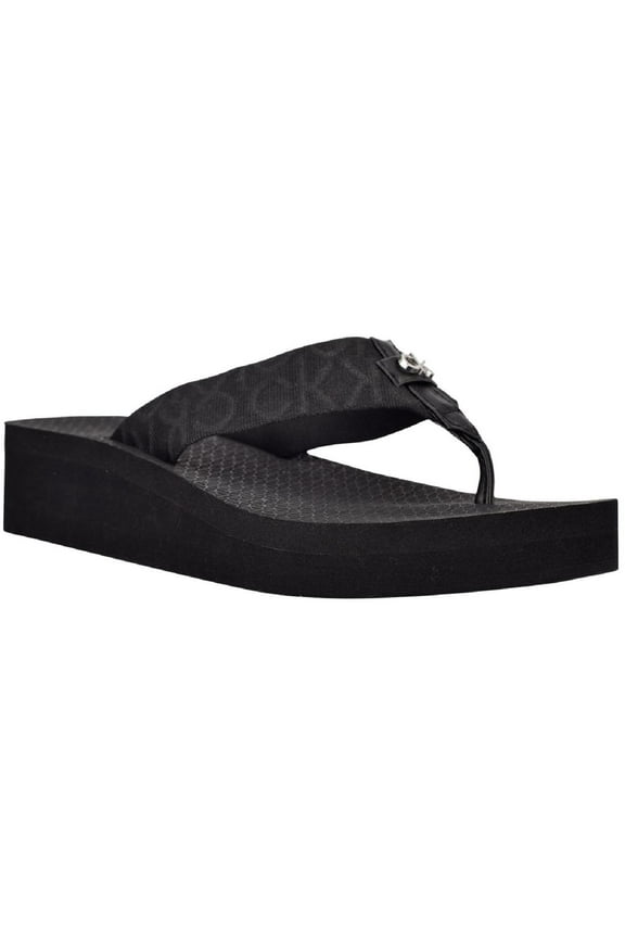 Womens Meena Logo Thong Slide Sandals