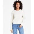 thumbnail image 1 of Calvin Klein Womens Metallic Crewneck Pullover Sweater, Metallic, Large, 1 of 1