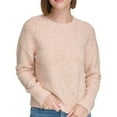 thumbnail image 1 of Calvin Klein Womens Metallic Crewneck Pullover Sweater, Metallic, X-Large, 1 of 1