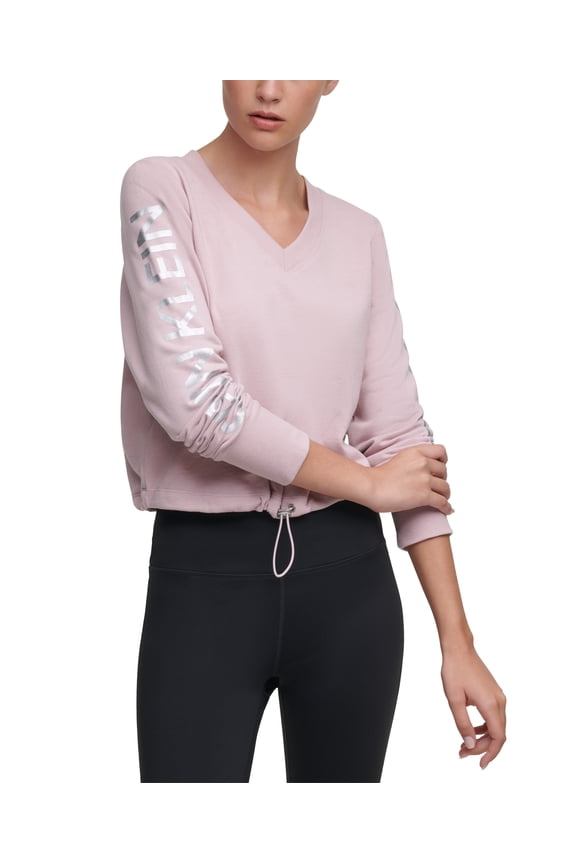 Womens Metallic Logo Tops Size XL