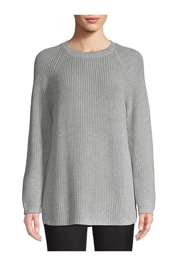Pull Métallique Gris METAPHOR - Taille M Femme - Occasion Très Bon état - Col Rond Brillant