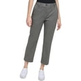 thumbnail image 1 of Women's X-Fit Plaid Cropped Pants Black Multi 12, 1 of 1