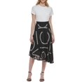 thumbnail image 1 of Women's Logo Print Midi Skirt Black/Heather Grey Logo L, 1 of 1