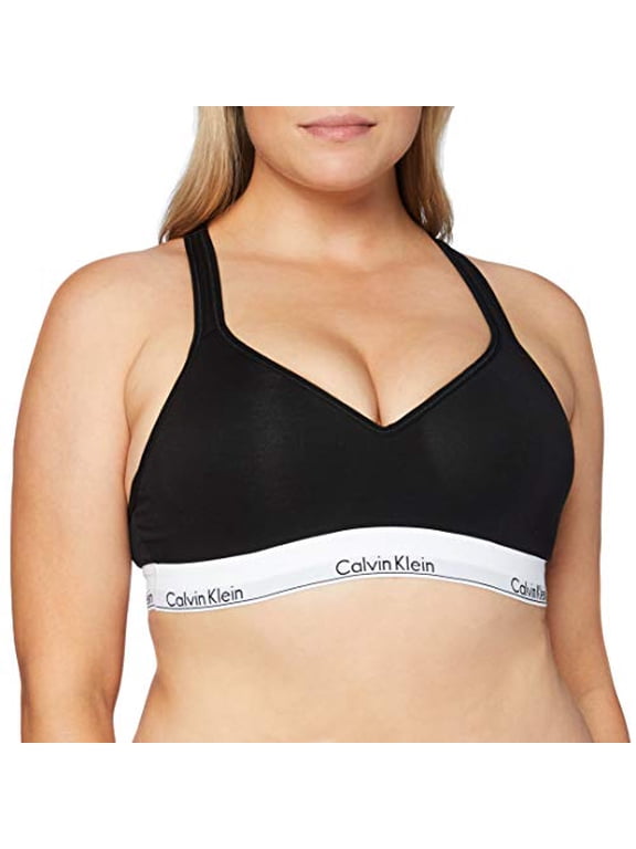 BLACK Modern Cotton Padded Bralette, US X-Small