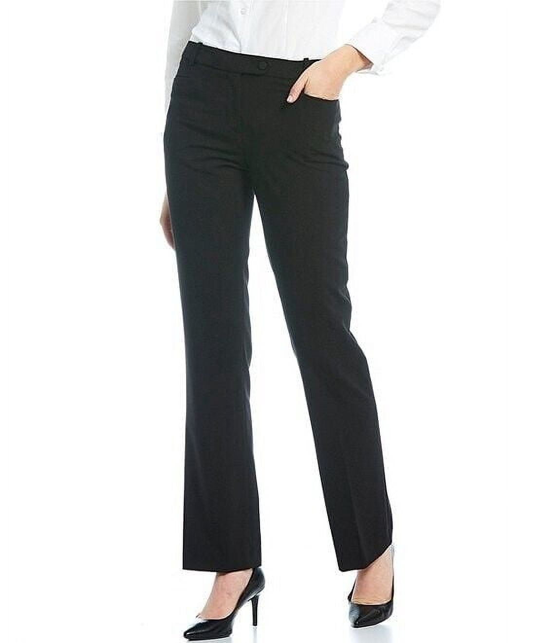 Calvin Klein Womens Petite Modern Fit Trousers Purple Size 12p