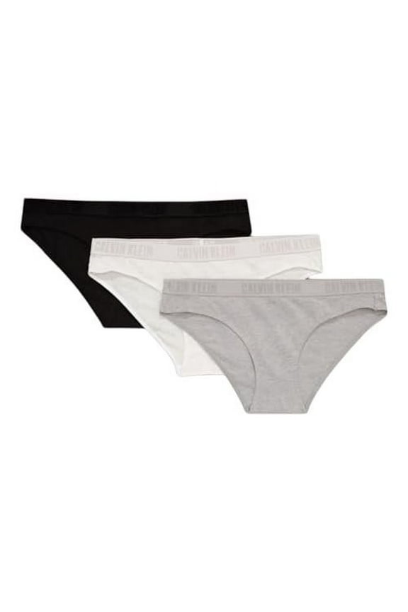 Womens Monochrome Cotton Bikini Panty 3 Pack as1, alpha, m, regular, regular, Blackqp2000-915/HG_HO