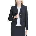 thumbnail image 1 of Calvin Klein Womens Notch Collar Suit Separate Two-Button Blazer, 1 of 2
