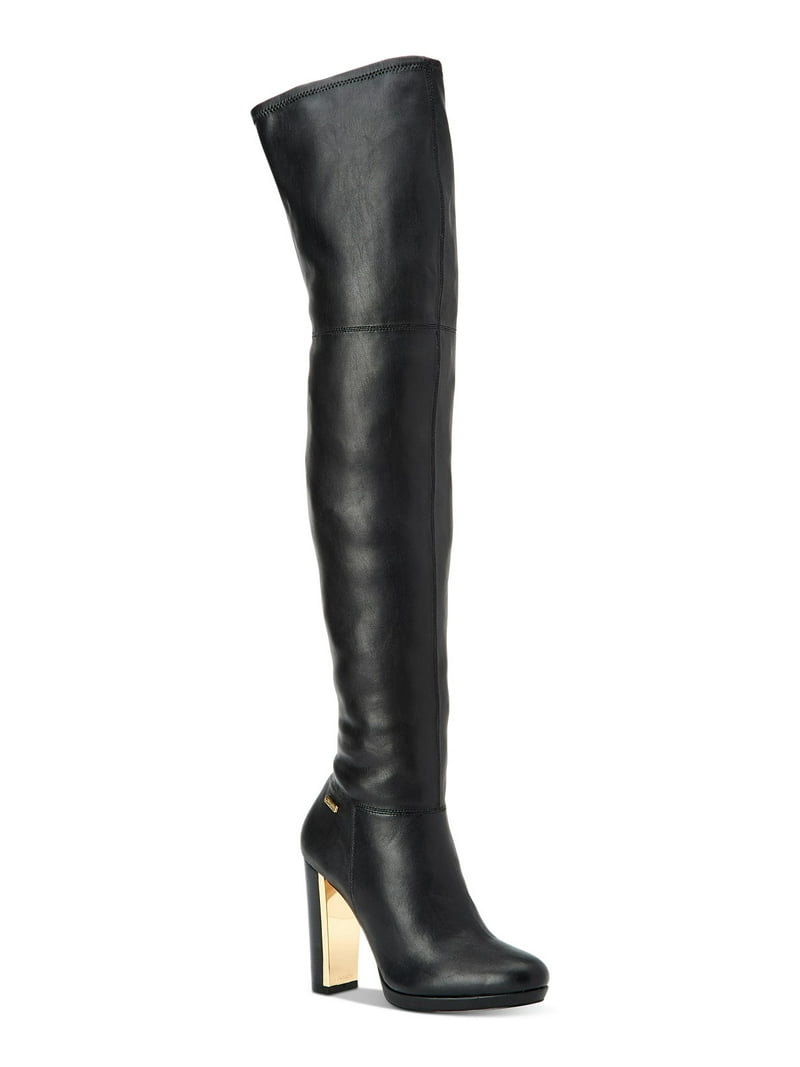Calvin Klein Womens Pammie Over-The-Knee Boots (Black, 6M  display picture 2