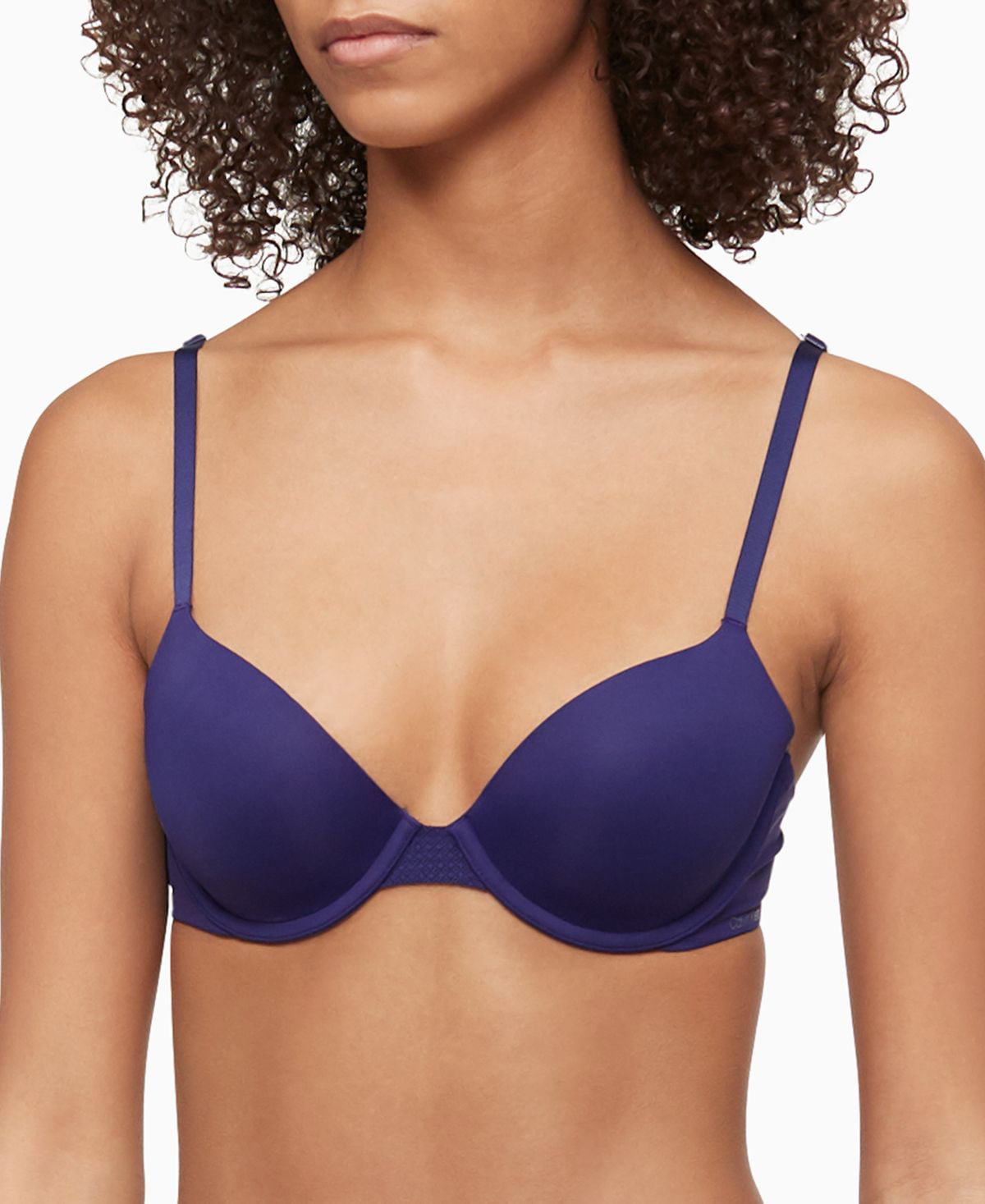 Calvin Klein Womens Perfectly Fit Flex Lightly Lined Demi Bra,Purple,36 A 