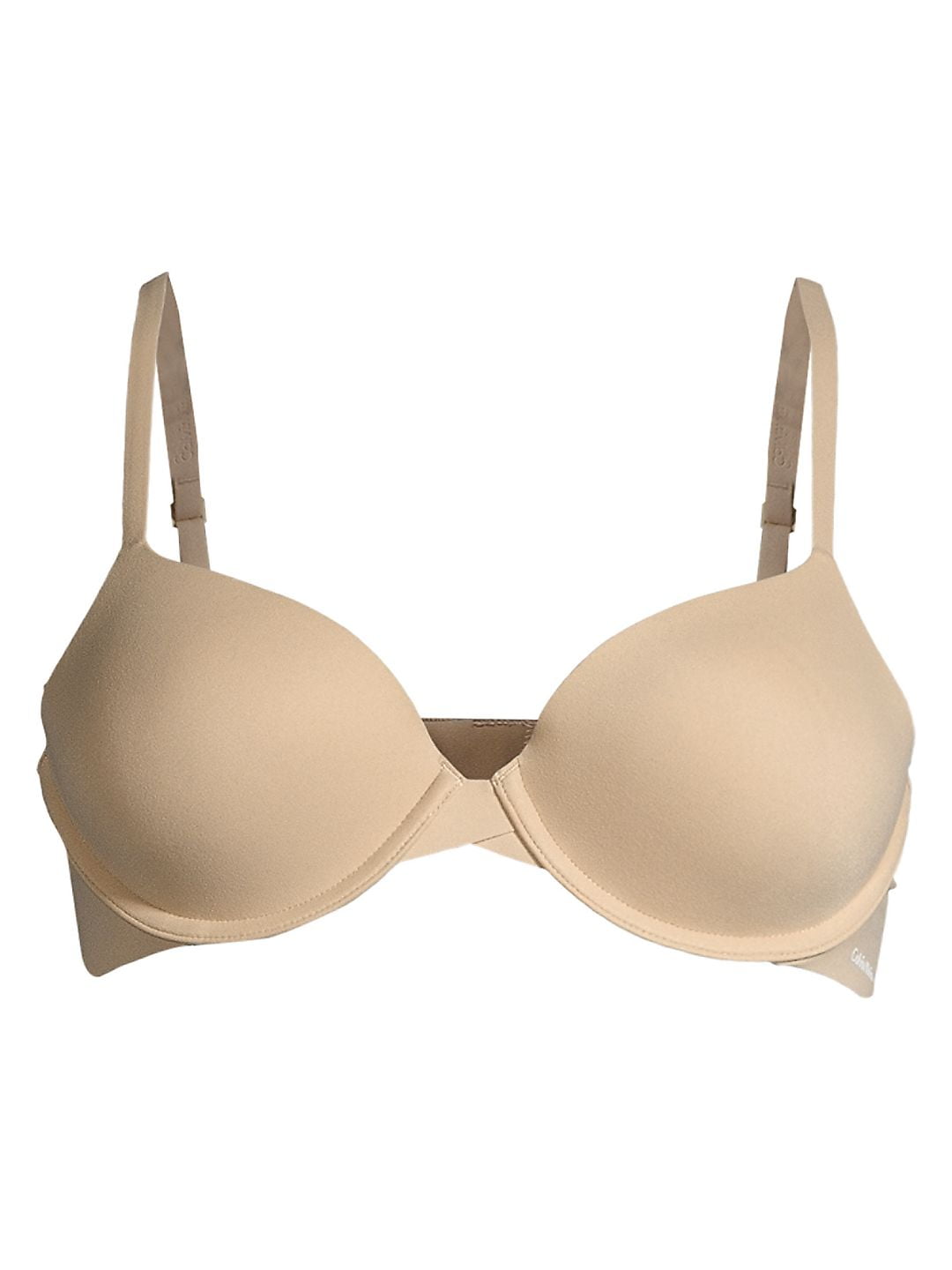 Calvin Klein Womens Perfectly Fit Lightly Lined Memory Touch T-Shirt Bra 36DD Bare