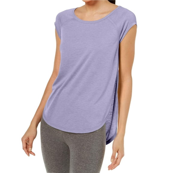 Calvin Klein Womens Performance Cap Sleeve Open Side Top