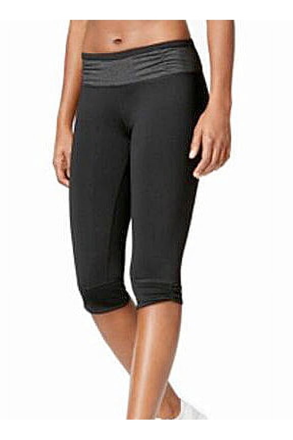 Womens Performance Cropped Capri Leggings;X-Small