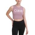 thumbnail image 1 of Calvin Klein Womens Performance Cropped Logo Top, 1 of 1