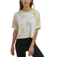 thumbnail image 1 of Calvin Klein Womens Performance Cropped Tie-Dyed T-Shirt, 1 of 6