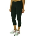thumbnail image 1 of Calvin Klein Womens Performance Fitness Capri Running Leggings with Shirring;X-Small, 1 of 2