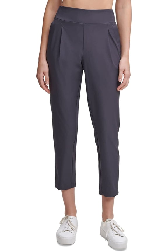 Womens Performance Front Pleated Tapered Pants