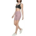 thumbnail image 1 of Calvin Klein Womens Performance High Waisted Bike Shorts, Stardust, Medium, 1 of 2