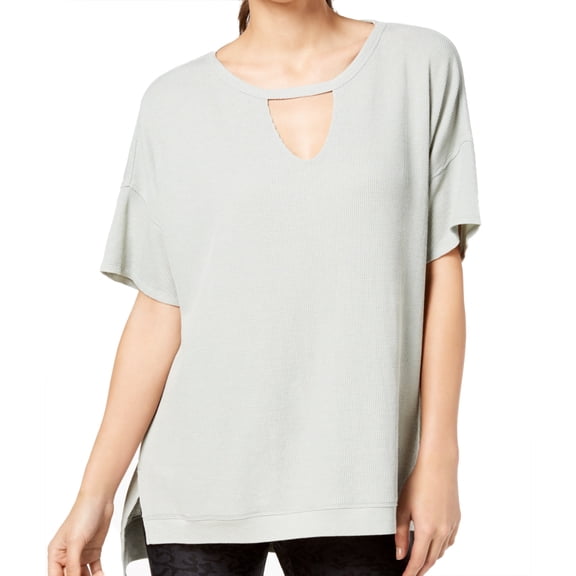 Calvin Klein Womens Performance Keyhole Top