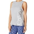 thumbnail image 1 of Calvin Klein Womens Performance Logo Boyfriend Tank Top, 1 of 1