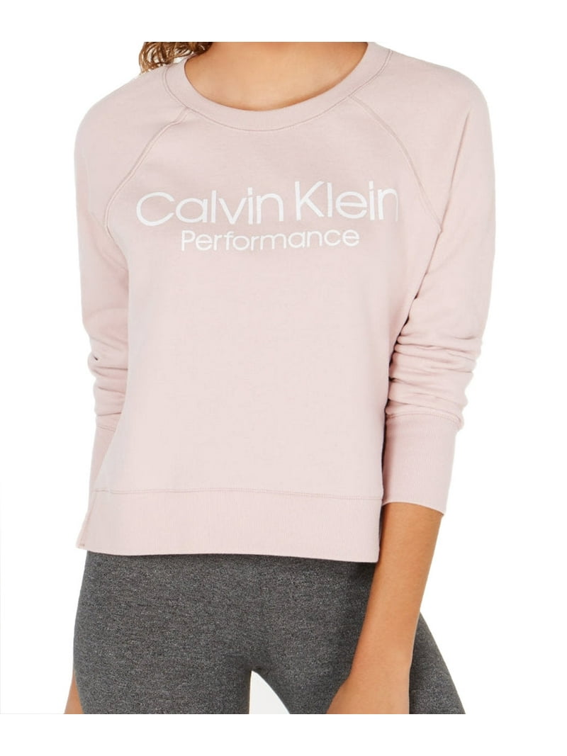 Calvin Klein Womens Performance Logo Sweatshirt