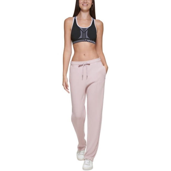 Calvin Klein Womens Performance Outline Logo Joggers