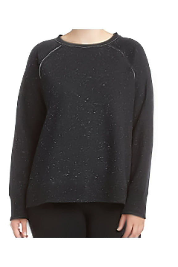 Womens Performance Plus Size Cotton Embroidered Logo Sweatshirt