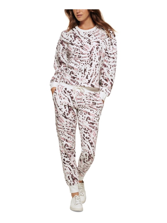 Womens Performance Printed Crop Pullover Top