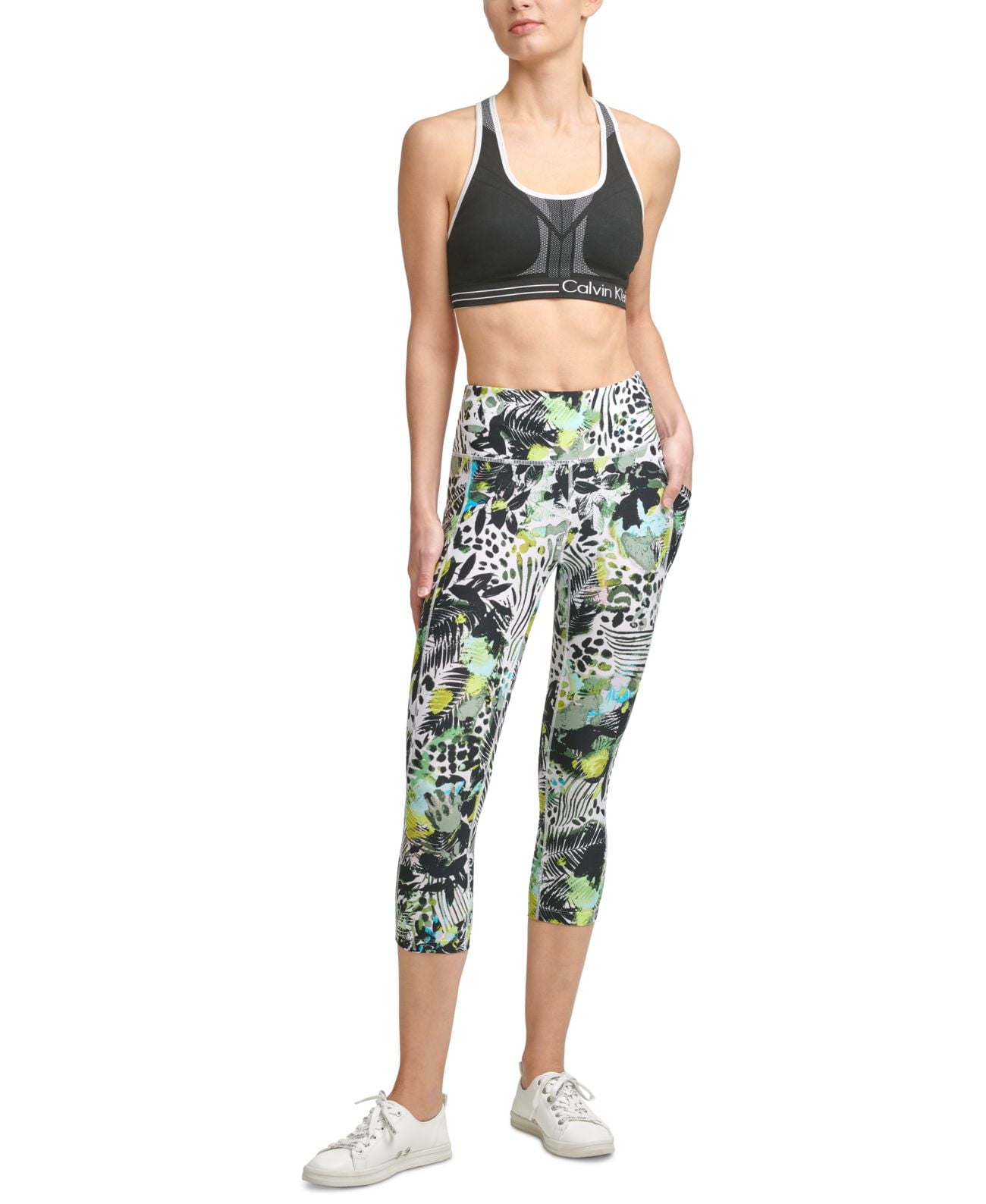 Calvin klein cropped leggings deals