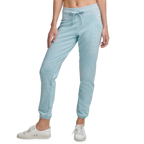 Calvin Klein Womens Performance Printed French Terry Jogger Pants