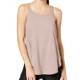 thumbnail image 1 of Calvin Klein Womens Performance Racerback Split Hem Tank Top, 1 of 1