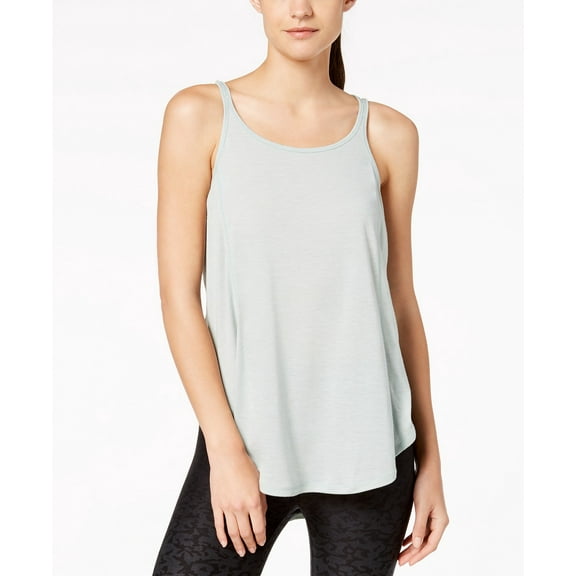 Calvin Klein Womens Performance Racerback Split-Hem Tank Top