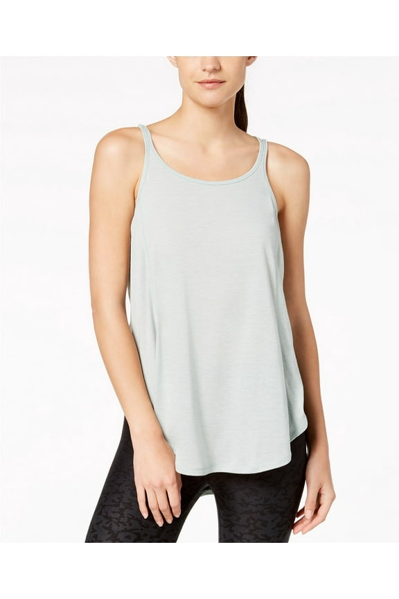 Womens Performance Racerback Split-Hem Tank Top
