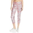 thumbnail image 1 of Calvin Klein Womens Performance Shimmer Iridescent Logo Crop Leggings,Neon Calypso Combo,XS, 1 of 2