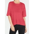 thumbnail image 1 of Calvin Klein Womens Performance Split Back T-Shirt, 1 of 2