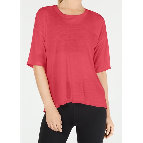 Calvin Klein Womens Performance Split Back T-Shirt