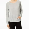 thumbnail image 1 of Calvin Klein Womens Performance V Back Top Size-X-Large Color-Peral Grey Heather, 1 of 1