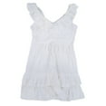 thumbnail image 1 of Calvin Klein Womens Petites A-Line Ruffle Mini Dress, 1 of 2