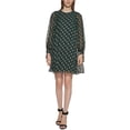thumbnail image 1 of Calvin Klein Womens Petites Metallic  Mini Dress, 1 of 2
