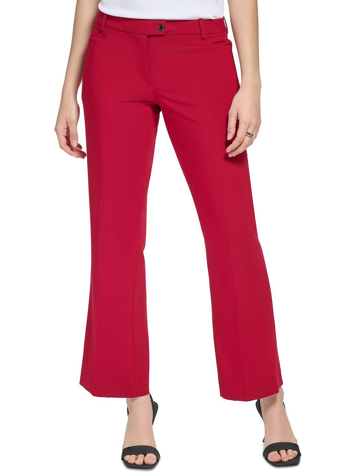 Calvin Klein Womens Petites Modern Fit Tapered Leg Dress Pants - Walmart.com