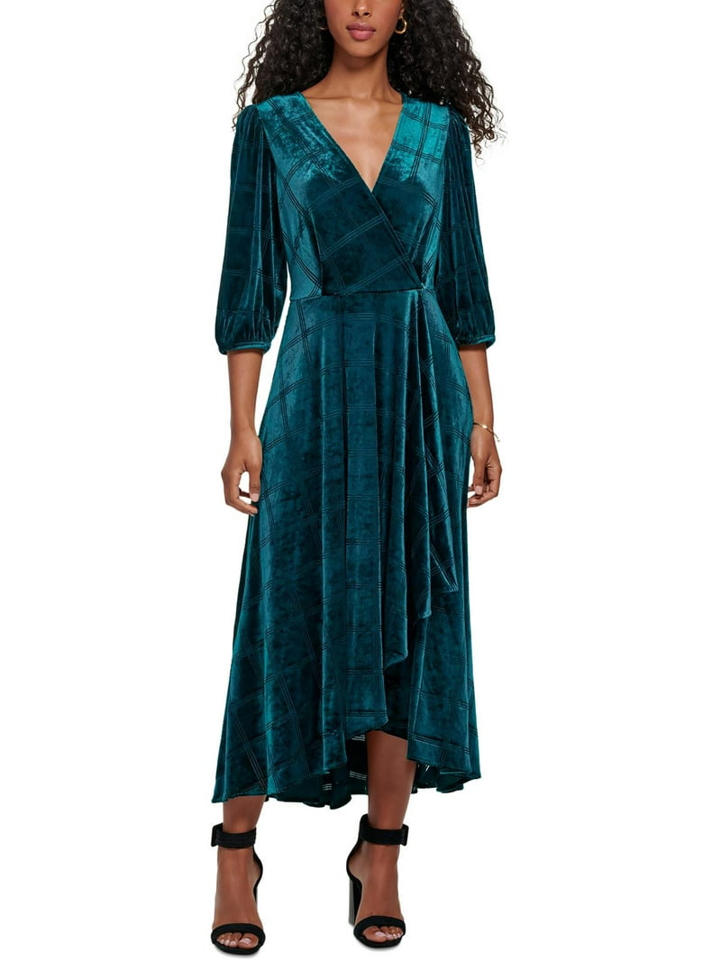 Calvin Klein Womens Petites Velvet Hi-Low Cocktail and Party Dress -  Walmart.com