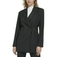 thumbnail image 1 of Calvin Klein Womens Pinstripe  Two-Button Blazer, 1 of 1