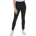 thumbnail image 1 of Calvin Klein Womens Pintuck Cotton Ankle Pants, 1 of 3