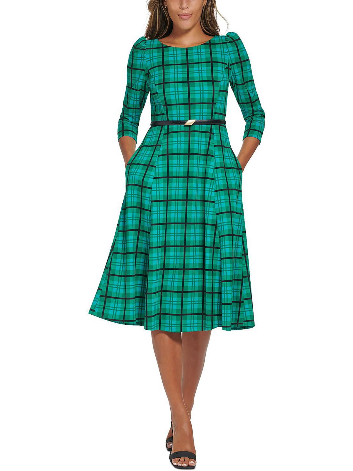 Calvin klein checkered dress hotsell