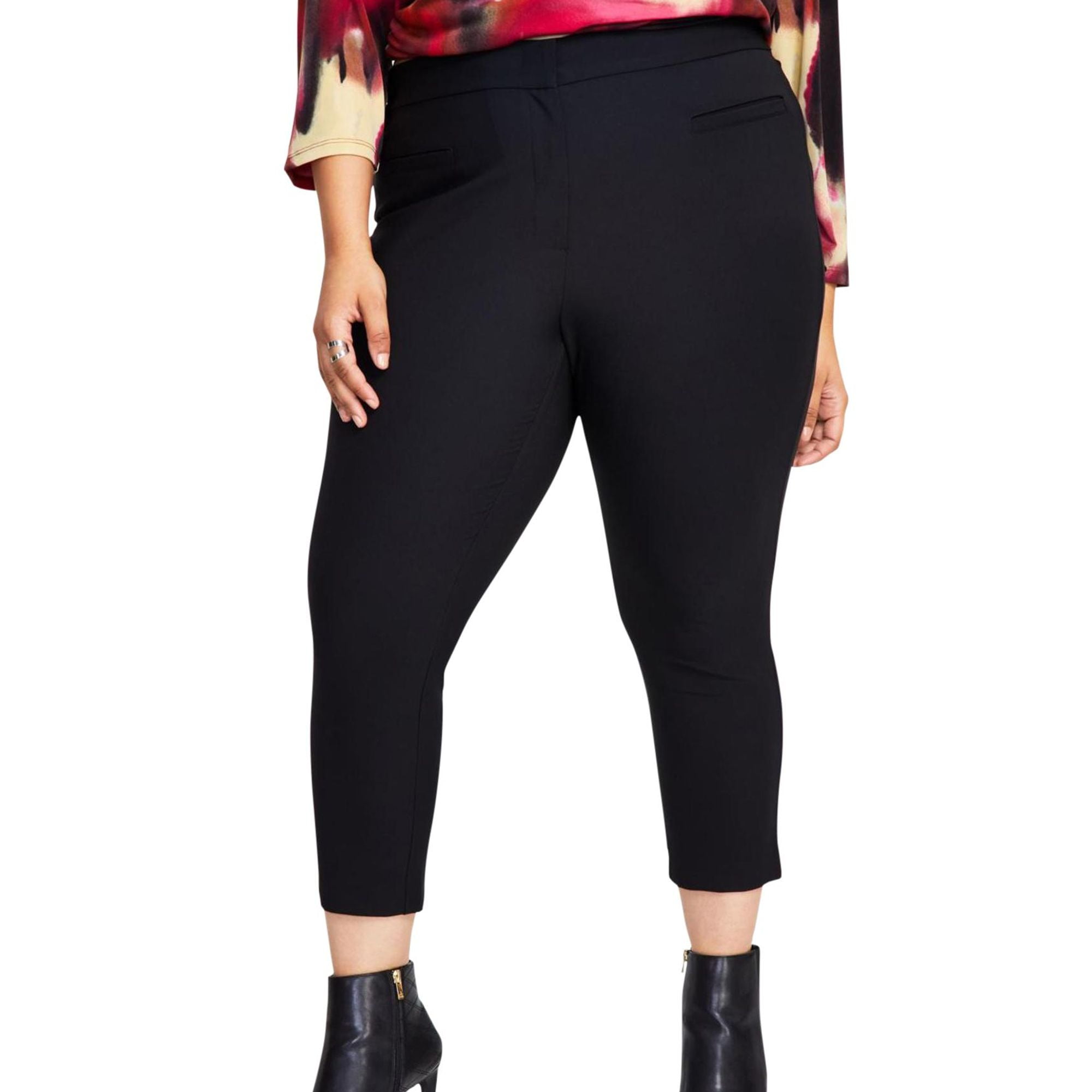 high waist black dress pants Andrea Regular-Fit Dress Pants Large main image 1
