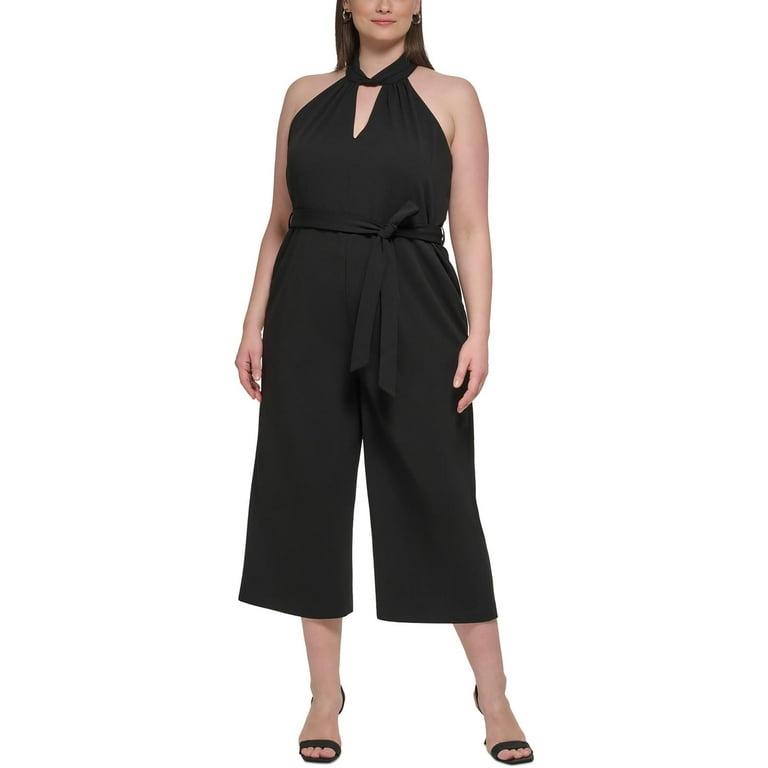 Calvin klein cropped jumpsuit hotsell