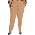 thumbnail image 1 of Calvin Klein Womens Plus High Rise Ankle Straight Leg Pants, 1 of 2
