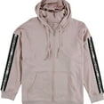thumbnail image 1 of Calvin Klein Womens Running Logo Tape Hoodie Sweatshirt, Pink, Plus Size, 2X, 1 of 2