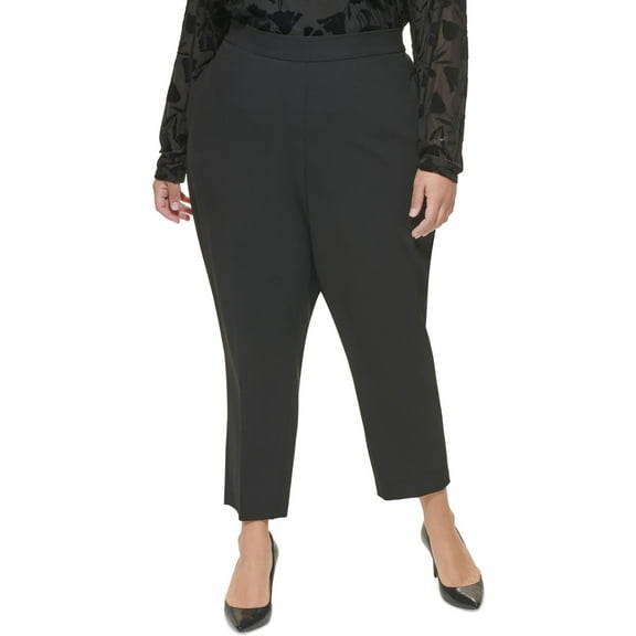Calvin Klein Womens Plus Mid Rise Office Dress Pants