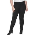 thumbnail image 1 of Calvin Klein Womens Plus Pinstripe Pull-On Skinny Pants, 1 of 1